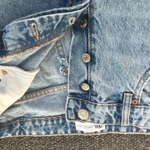 Blue button down Zara Jeans - Picture 2 of 10